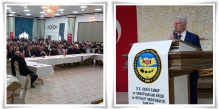Canik Esnaf ve Sanatkarlar Kooperatifi Olağan Mali Genel Kurulu Yapıldı